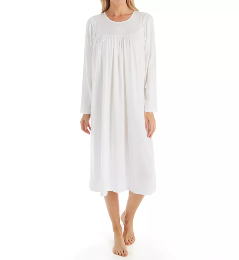 Calida Soft Cotton Long Sleeve Nightgown 33000 - Image 1