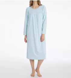 Soft Cotton Long Sleeve Nightgown