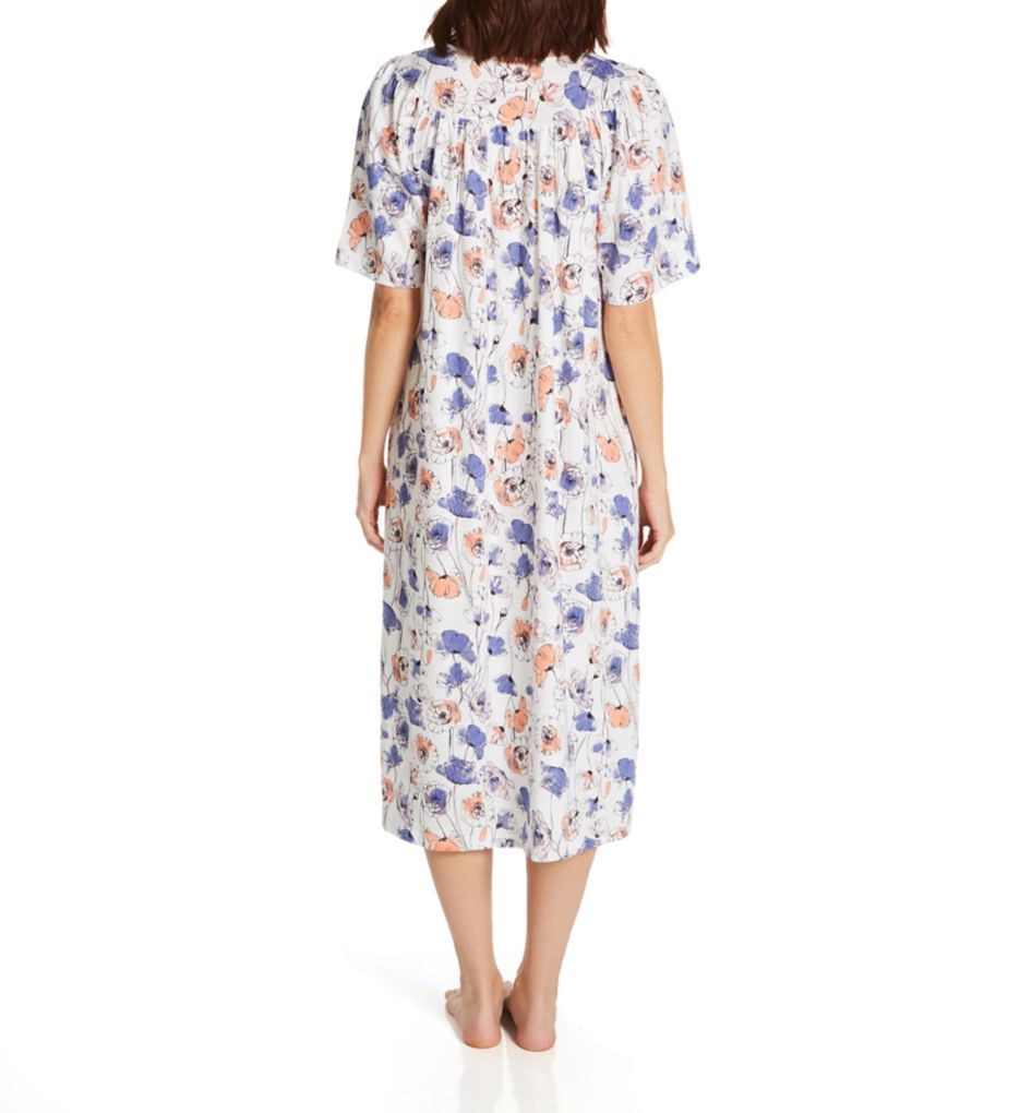 Soft Cotton Short Sleeve Nightgown-bs