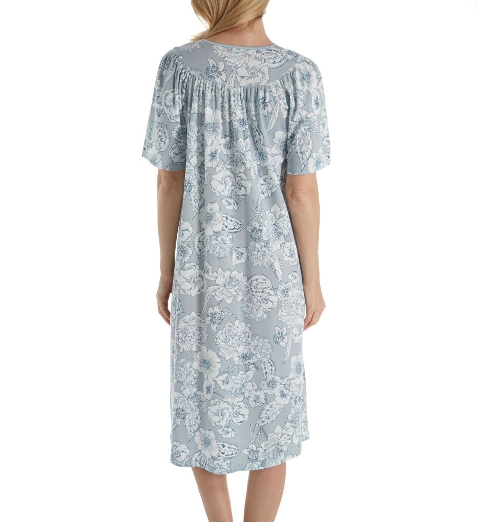 Soft Cotton Short Sleeve Nightgown-bs