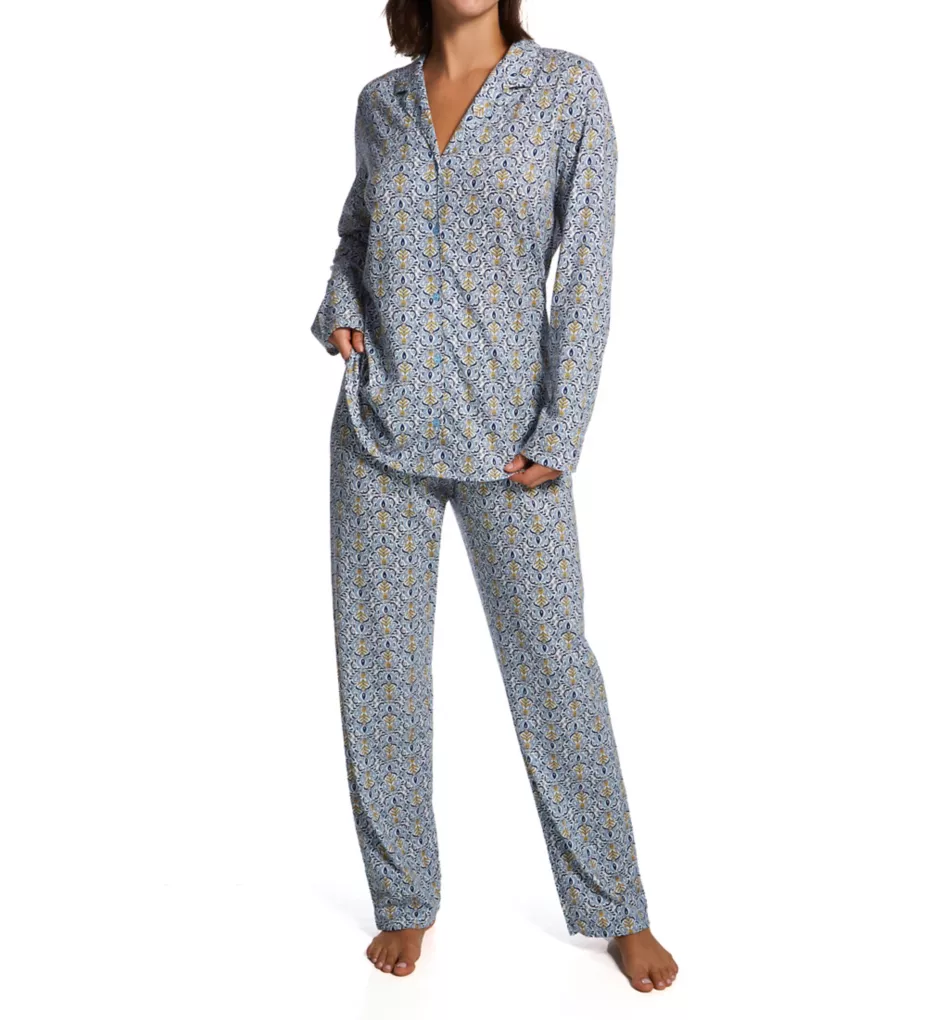 Calida Ornament Nights Button Front Pajama Set 40496 - Image 1