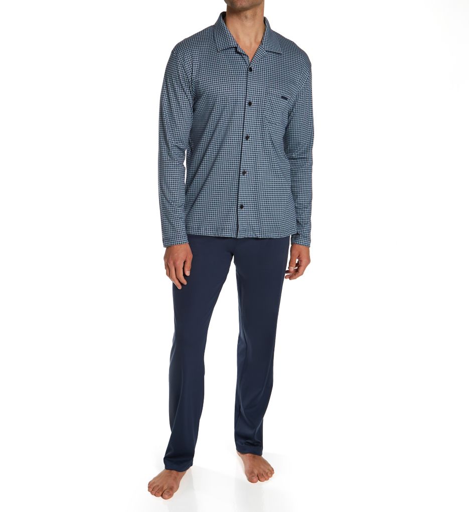 Short Sleeve & Pants Pajama Set, Relax in Refined Comfort