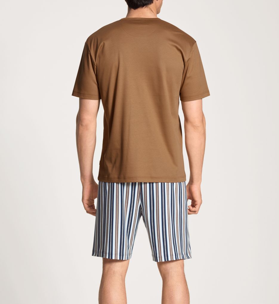 Relax Choice 100% Supima Cotton Pajama Short Set-bs