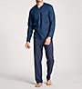 Calida Relax Imprint 100% Cotton Long Sleeve Pajama Set