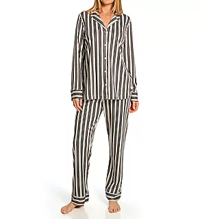 Night Lovers Button-Up Pajamas Charm Cream L