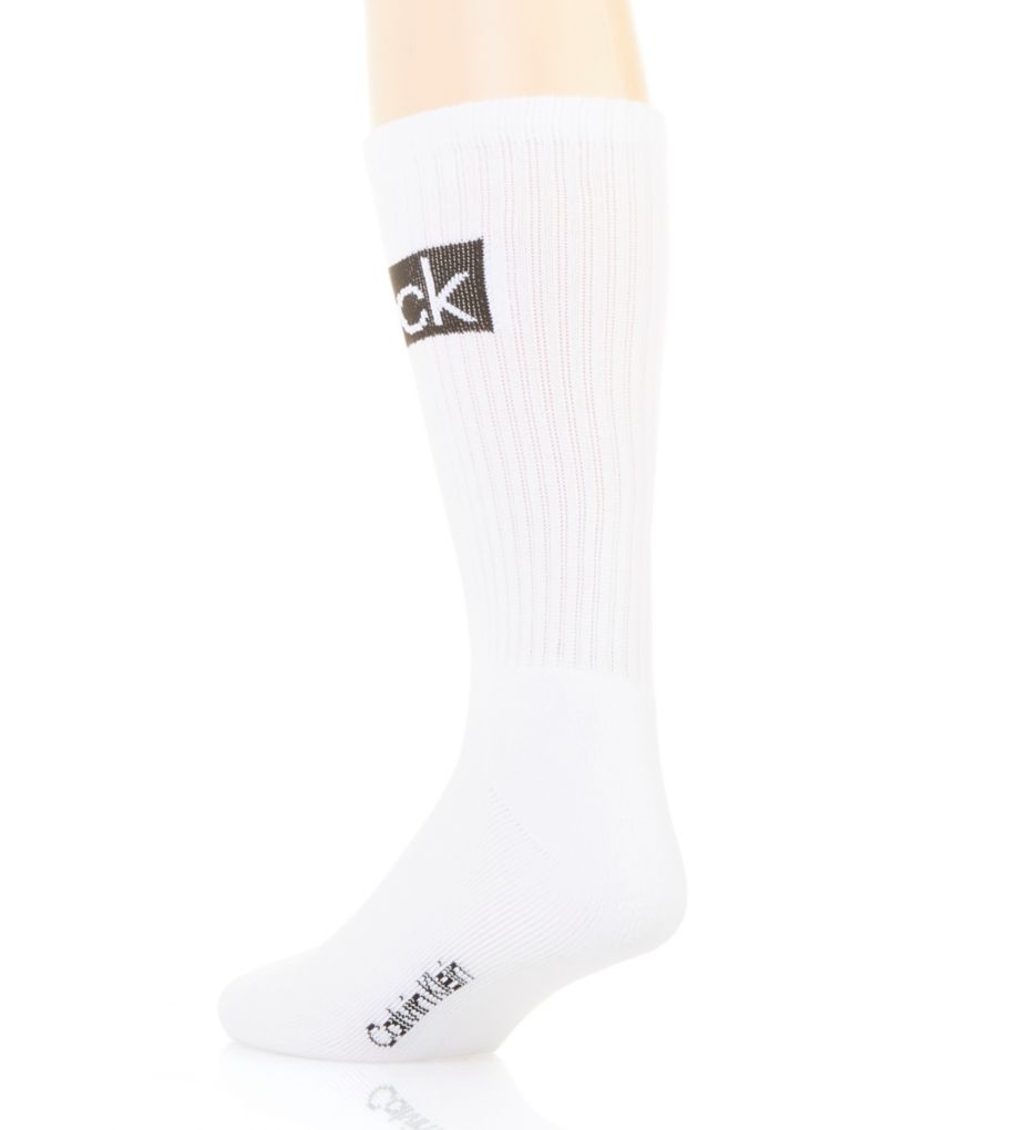 Boxed Logo Cushion Crew Socks - 3 Pack-bs