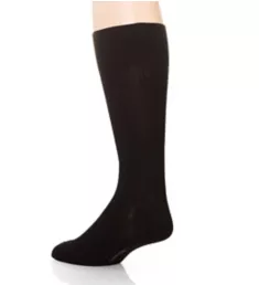 Soft Touch Rib Dress Crew Sock - 3 Pack Black O/S