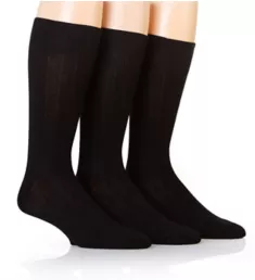 Soft Touch Rib Dress Crew Sock - 3 Pack