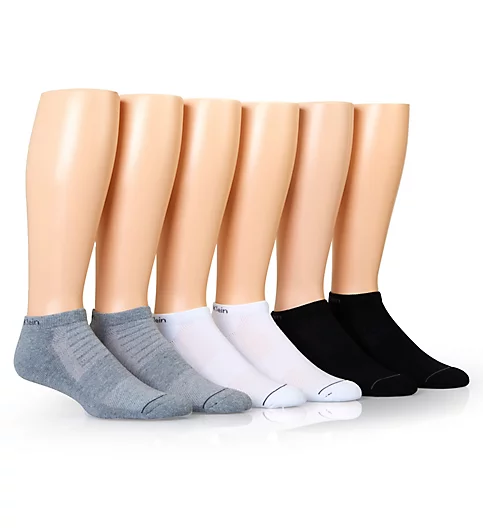 Calvin Klein Classic Athletic Low Cut Socks - 6 Pack 201LC14