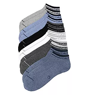 Sport Low Cut Sock - 6 Pack Charcoal Heather O/S