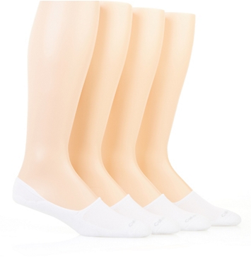 Calvin Klein No Show Liner Socks - 4 Pack