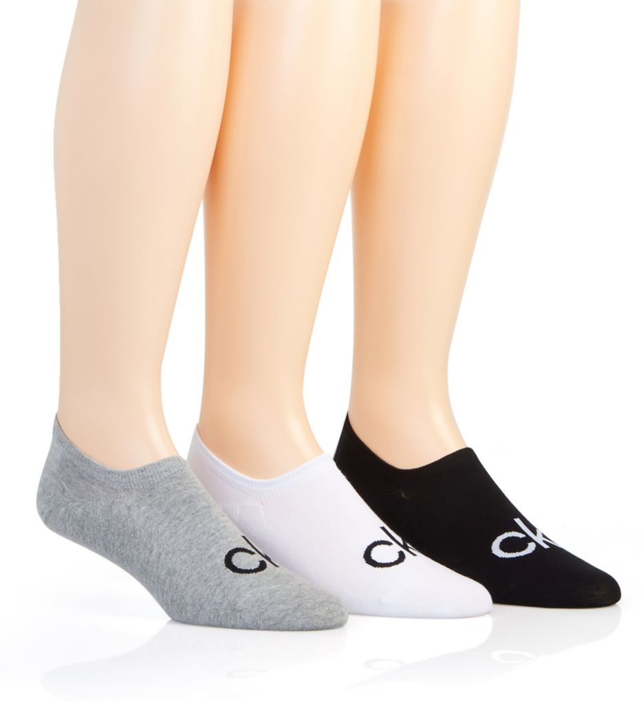 CK Logo Liner Sock - 3 Pack-acs