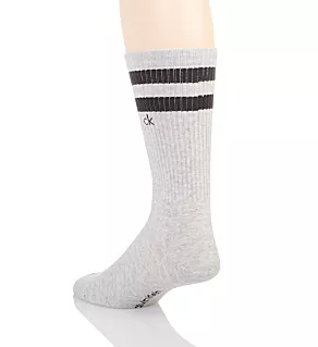Stripe Casual Crew Socks - 3 Pack OHAst1 O/S
