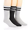 Calvin Klein Stripe Casual Crew Socks - 3 Pack 211CC01