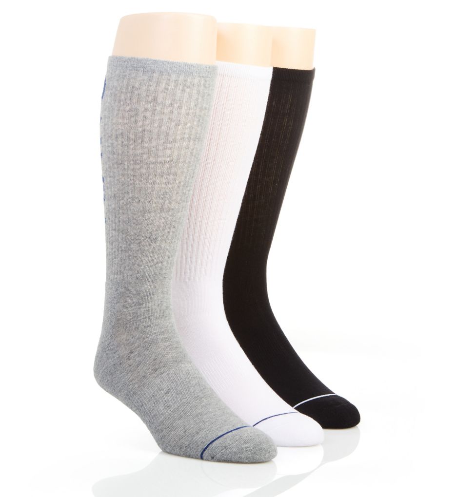 Logo Cushion Crew Socks - 3 Pack-acs