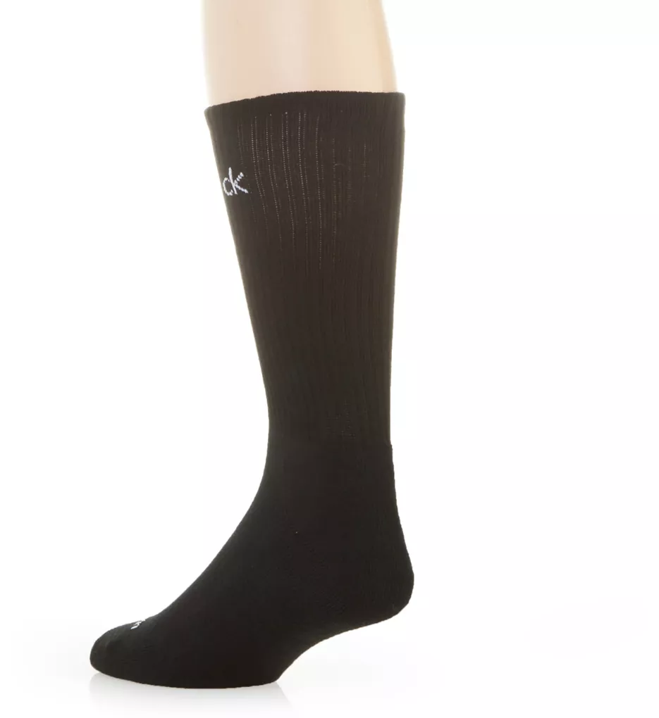 Calvin Klein Solid Cushion Crew Socks - 6 Pack 211CR03 - Image 2