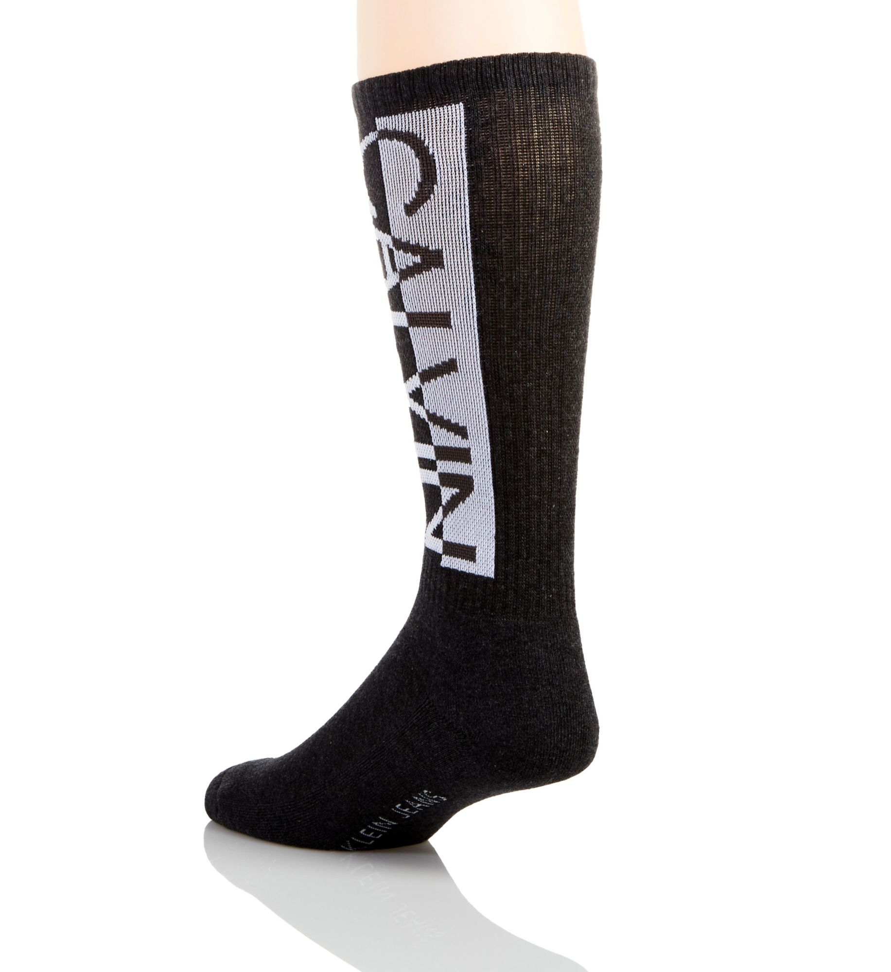 Calvin Klein Logo Sport Cushion Crew Socks - 3 Pack Graphite Assort O/S  - Image 2