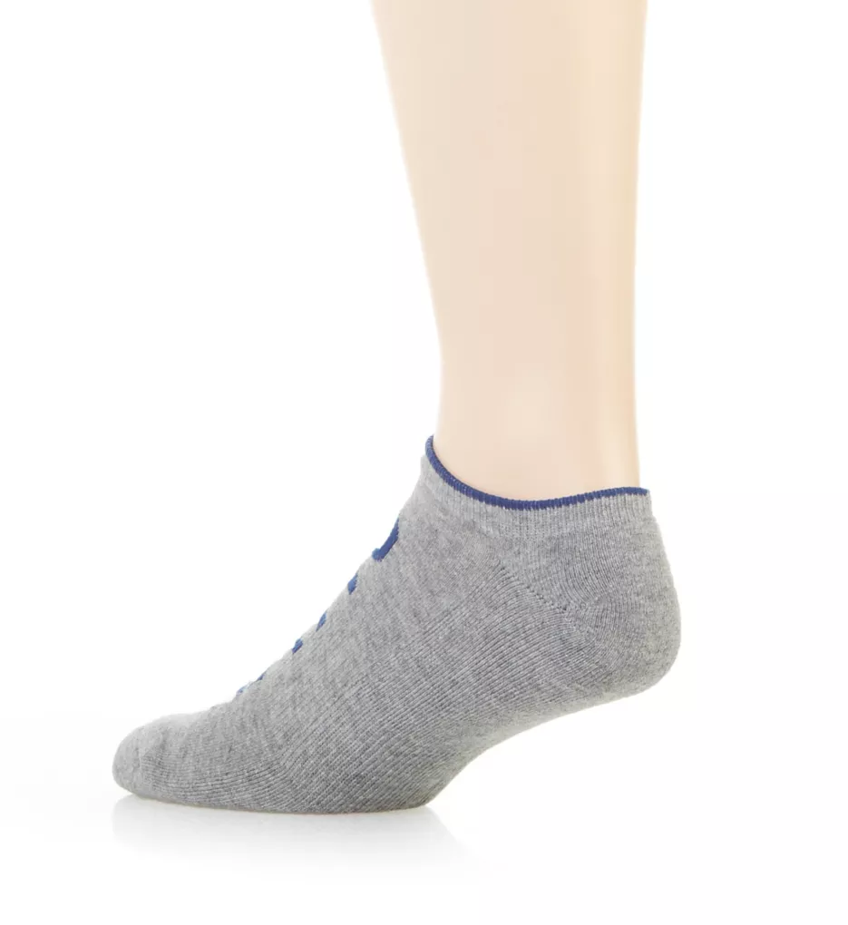 Logo Cushion No Show Socks - 3 Pack