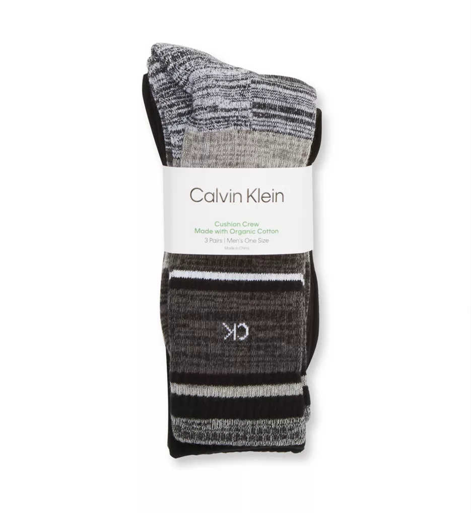 Calvin Klein Organic Cotton Cushion Crew Socks - 3 Pack 213CR01 - Image 1