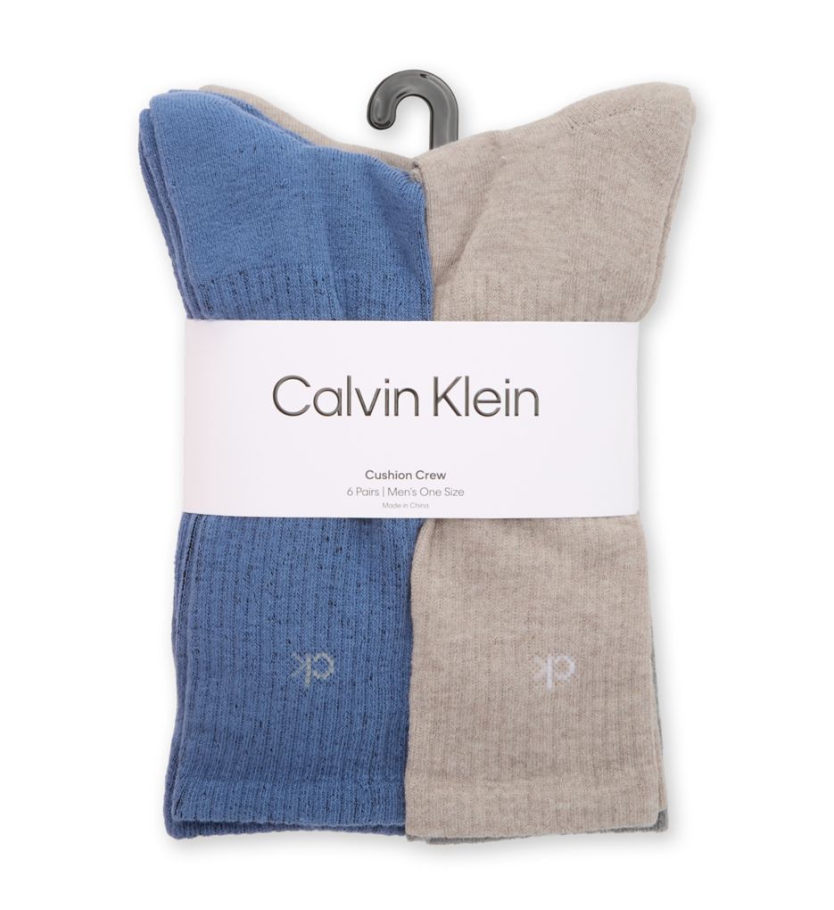 Calvin Klein Basic Cushion Crew Sock - 6 Pack 213CR05 - Image 1