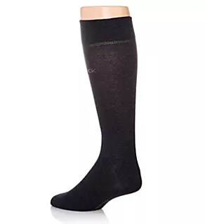 Flat Knit Dress Crew Sock - 4 Pack Denim Heather Assorted O/S