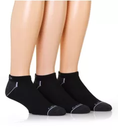 Microfiber Performance No Show Sock - 3 Pack BLK O/S