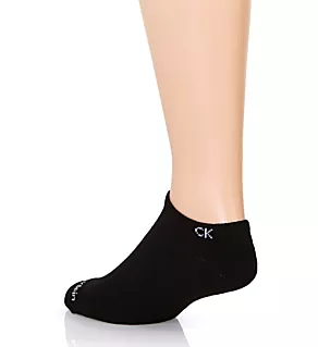 Basic Cushion No Show Sock - 6 Pack Black O/S