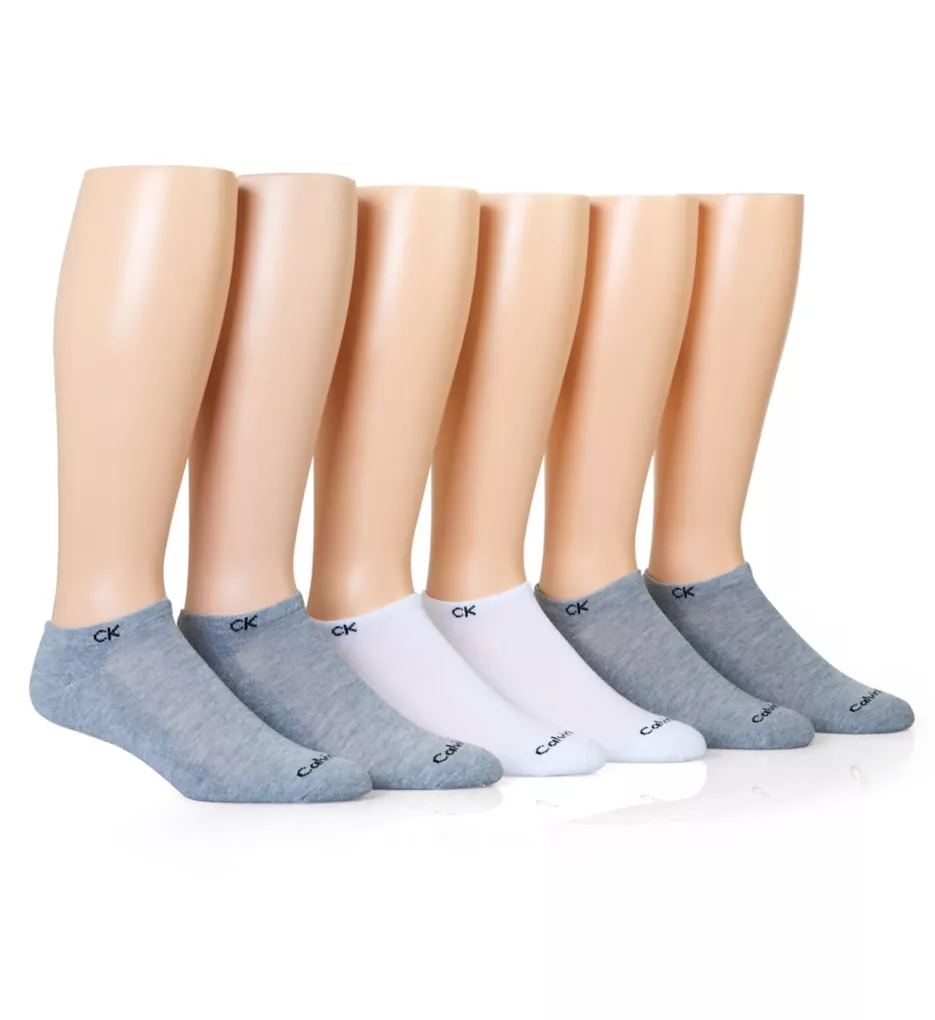 Calvin Klein Basic Cushion No Show Sock - 6 Pack 213NS04