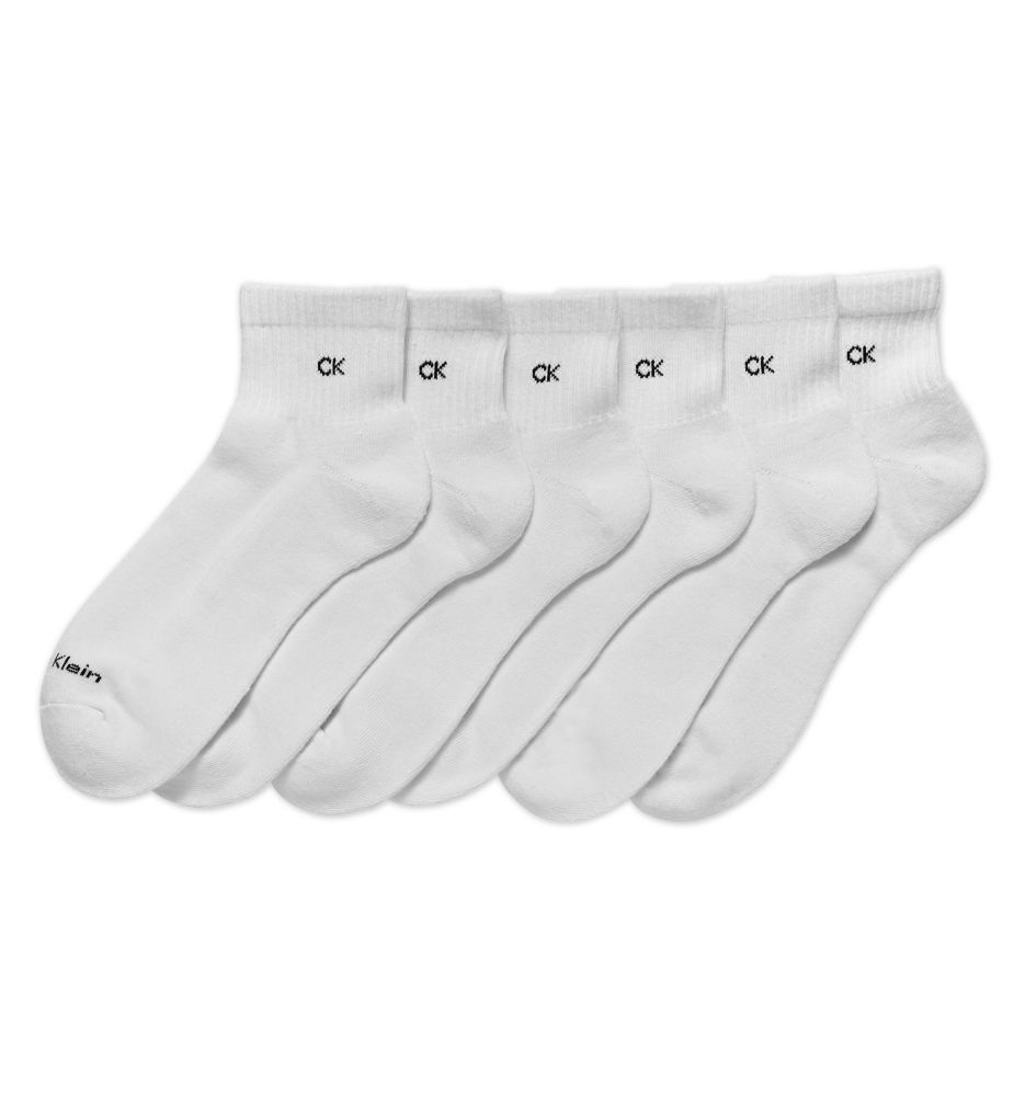 Basic Cushion Quarter Sock - 6 Pack-acs