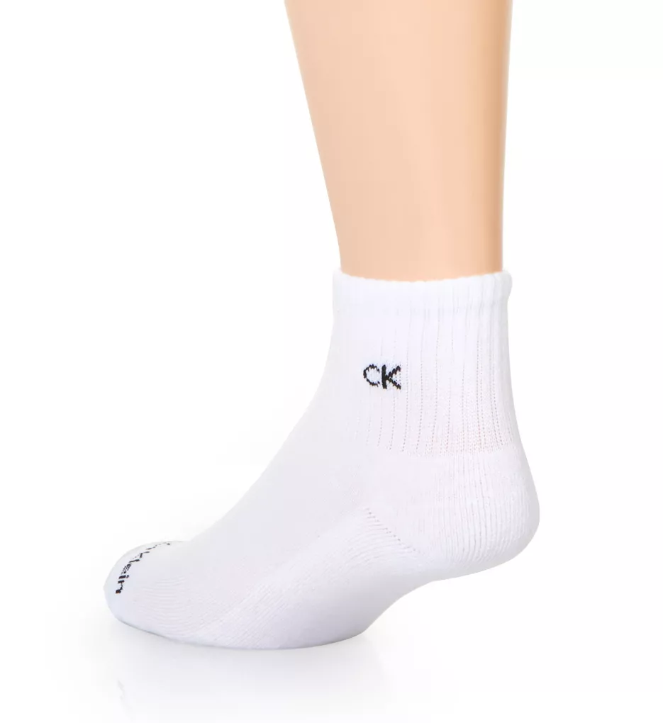 Calvin Klein Basic Cushion Quarter Sock - 6 Pack 213QT03 - Image 2