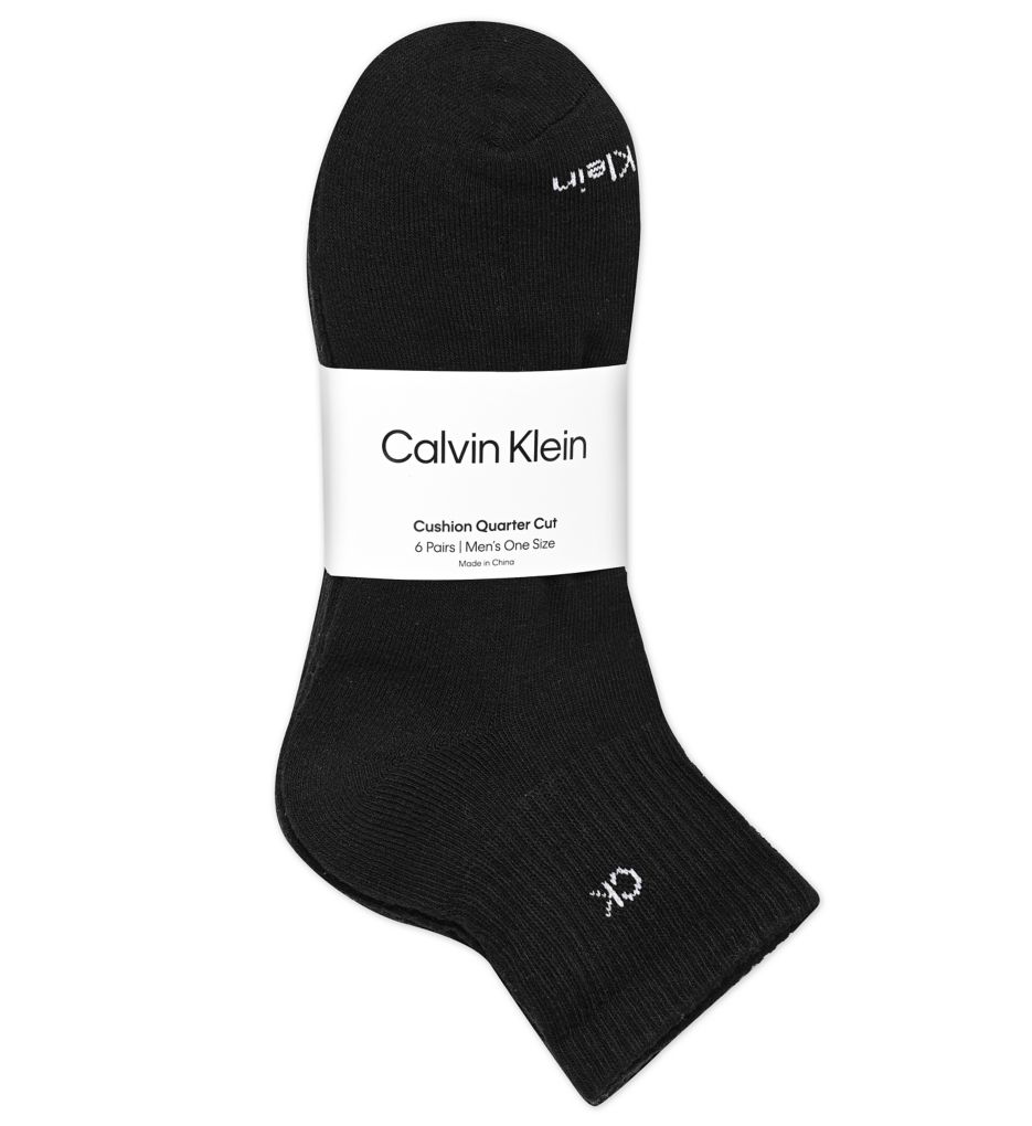 Basic Cushion Quarter Sock - 6 Pack-fs