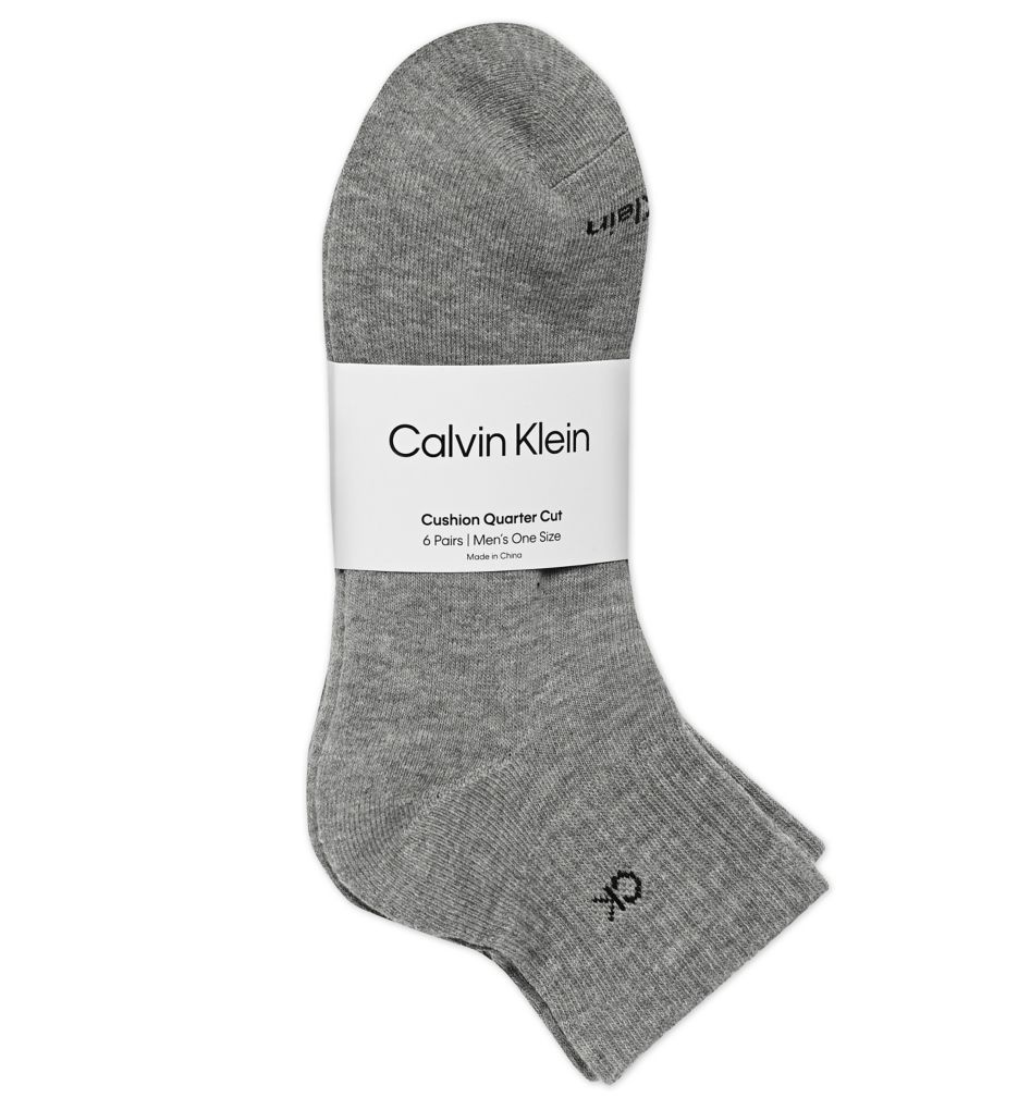 Basic Cushion Quarter Sock - 6 Pack-fs