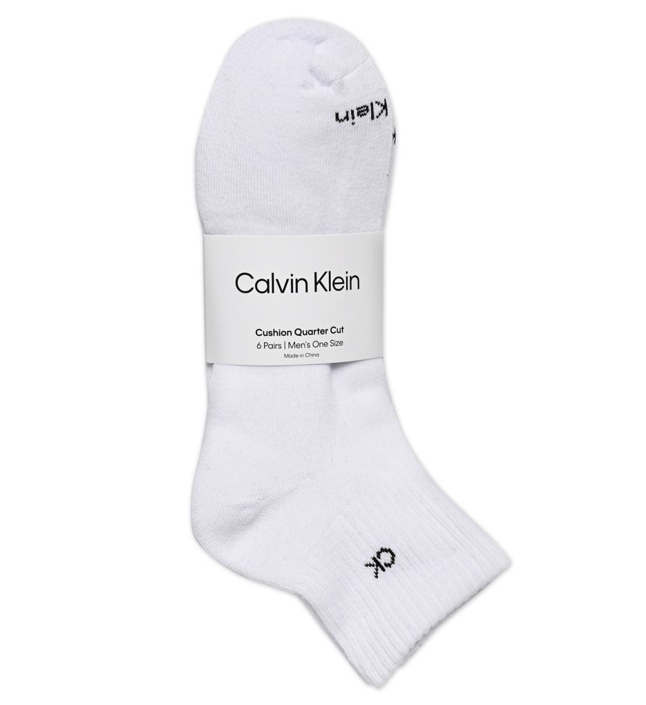 Basic Cushion Quarter Sock - 6 Pack-fs