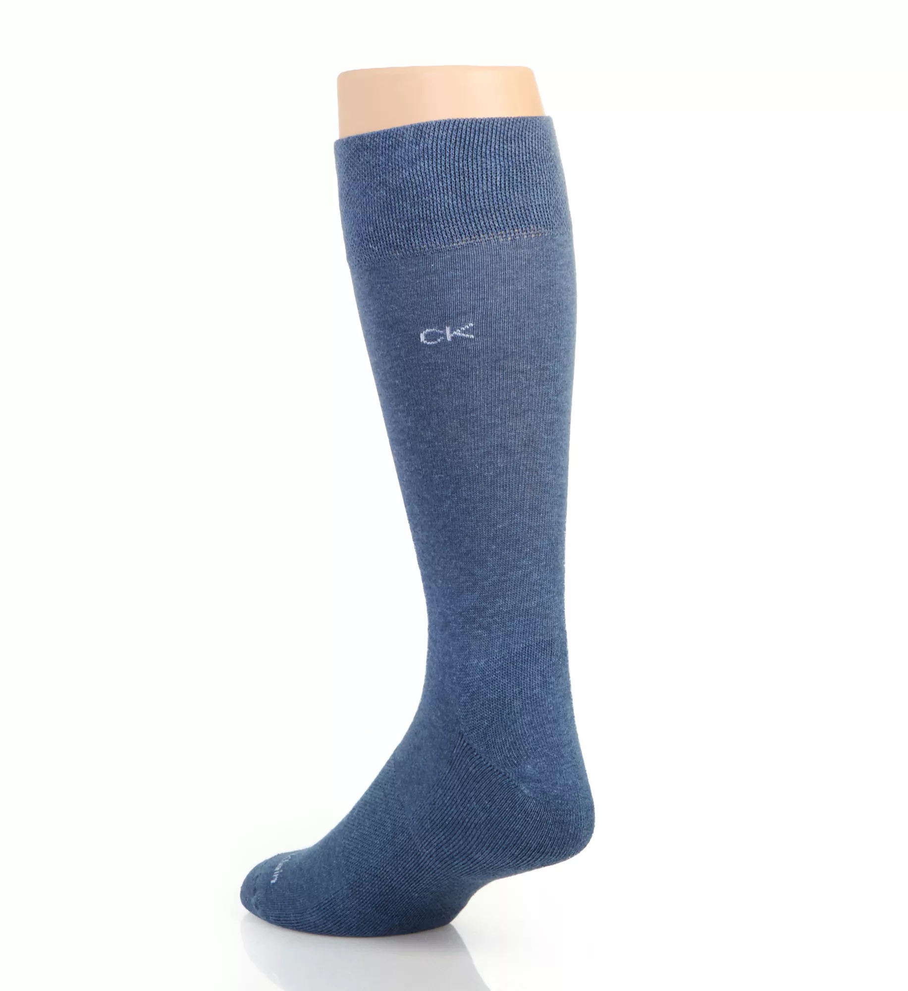 Flat Knit Crew Length Sock - 3 Pack Black O/S