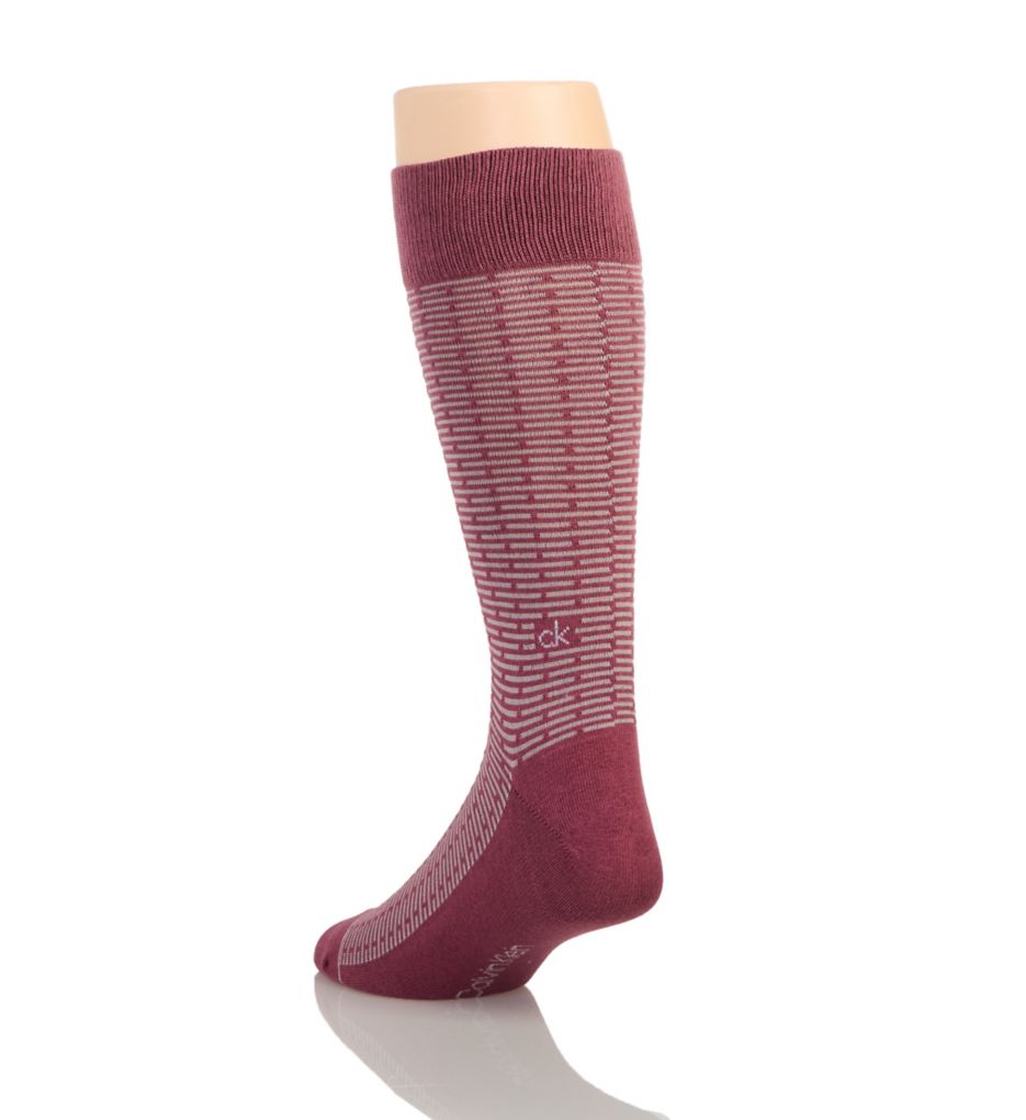 Calvin Klein Combed Cotton Dress Crew Sock - 4 Pack 261DR06 - Image 2