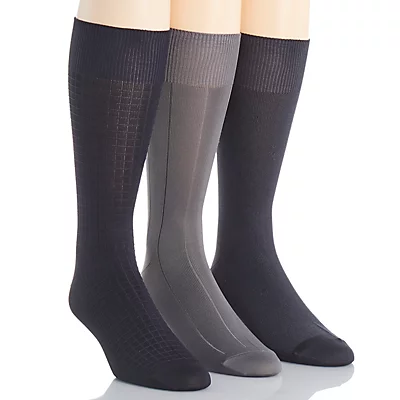 Calvin Klein Microfiber Assorted Socks - 3 Pack