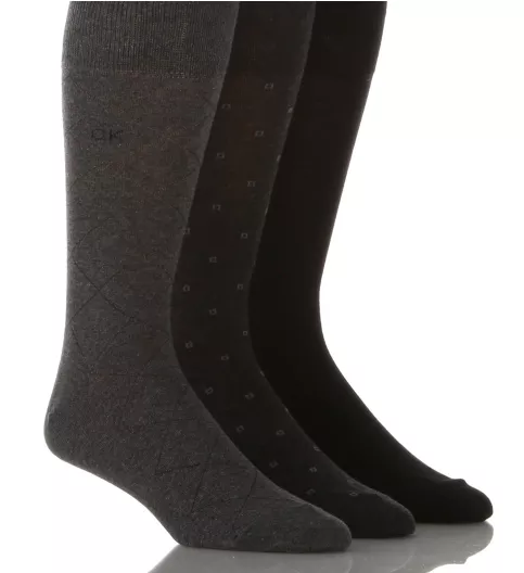 Calvin Klein Fashion Geometric Sock - 3 Pack A91179