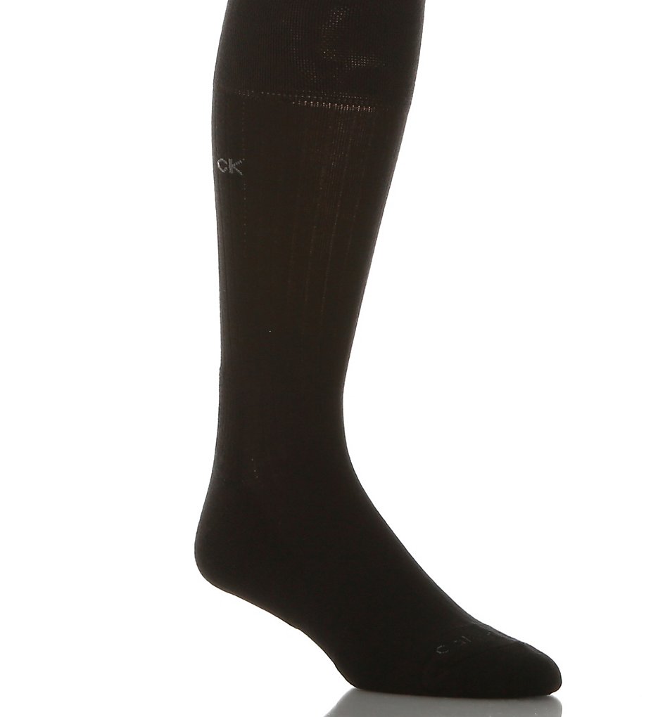 Calvin Klein ACB102 Ultra Fit Performance Dress Sock (Black)
