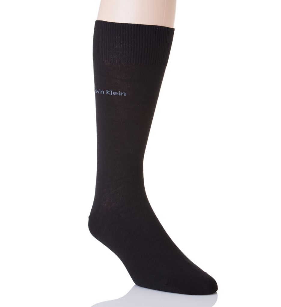 Image of Giza Cotton Flat Knit Crew Sock
