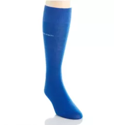 Giza Cotton Flat Knit Crew Sock True Royal O/S