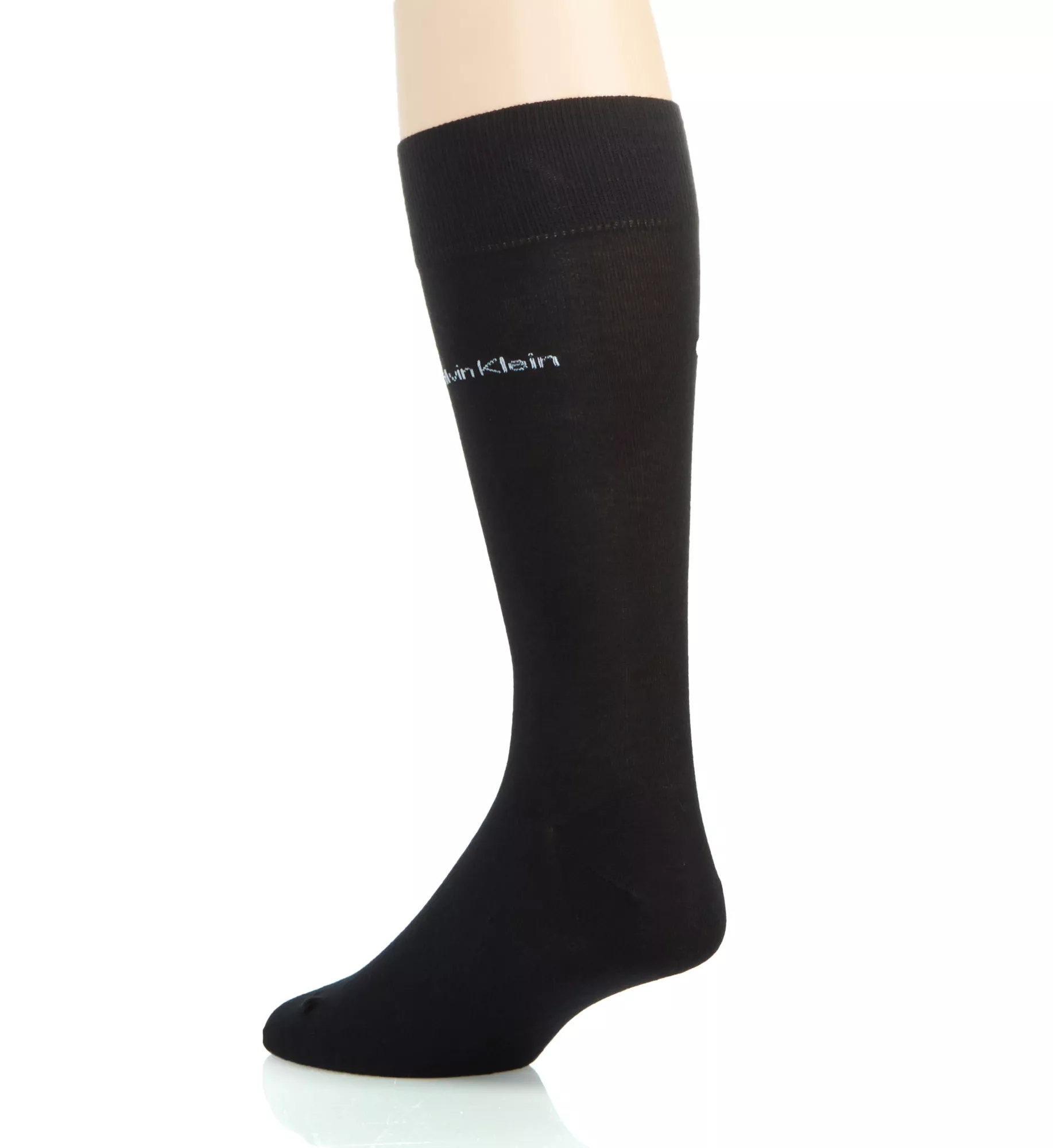Calvin Klein Dress Men's Socks, Non Binding 3 Pack - Black