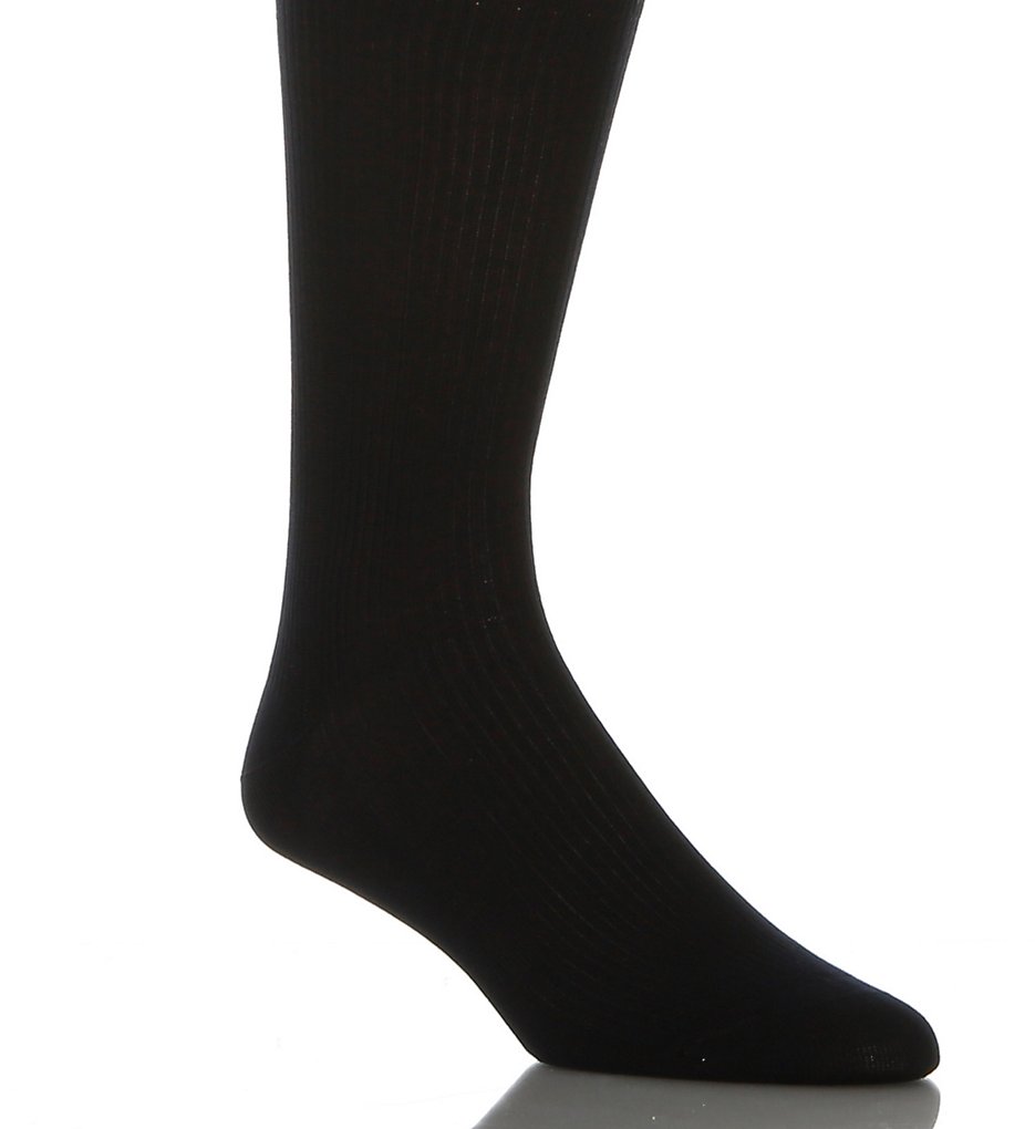 Calvin Klein ACM170 Non-Binding Dress Sock - 3 Pack (Navy)