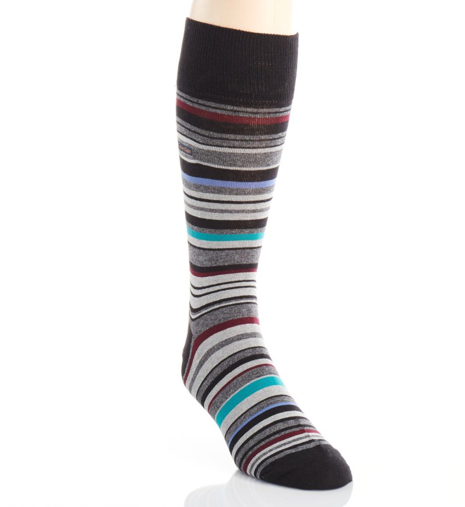 Barcode Multi Stripe Sock-acs