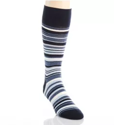 Barcode Multi Stripe Sock Navy/Pale Den Heather O/S