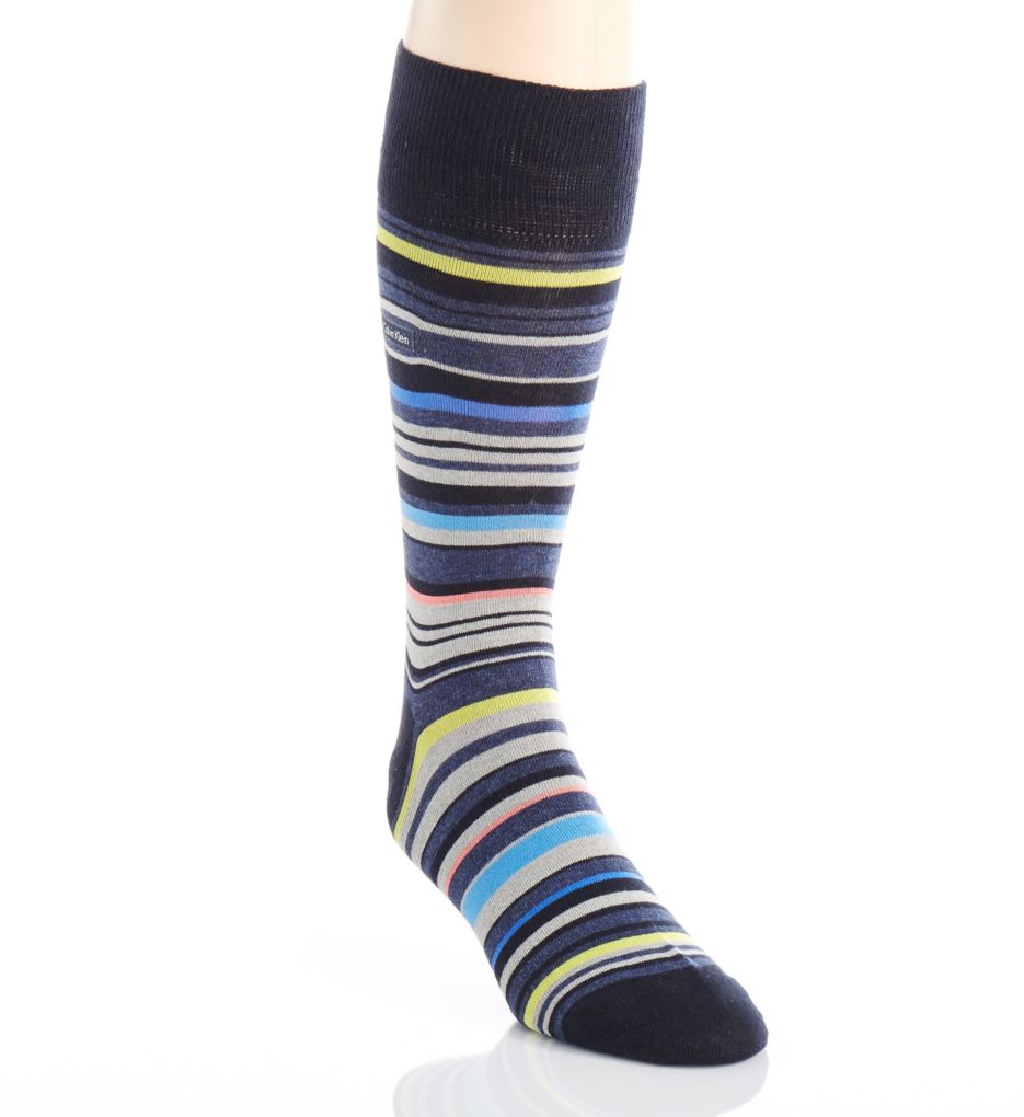 Barcode Multi Stripe Sock-acs