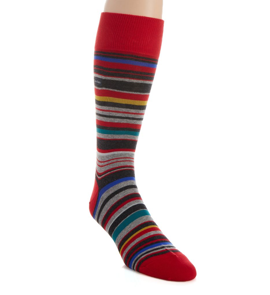 Barcode Multi Stripe Sock-acs