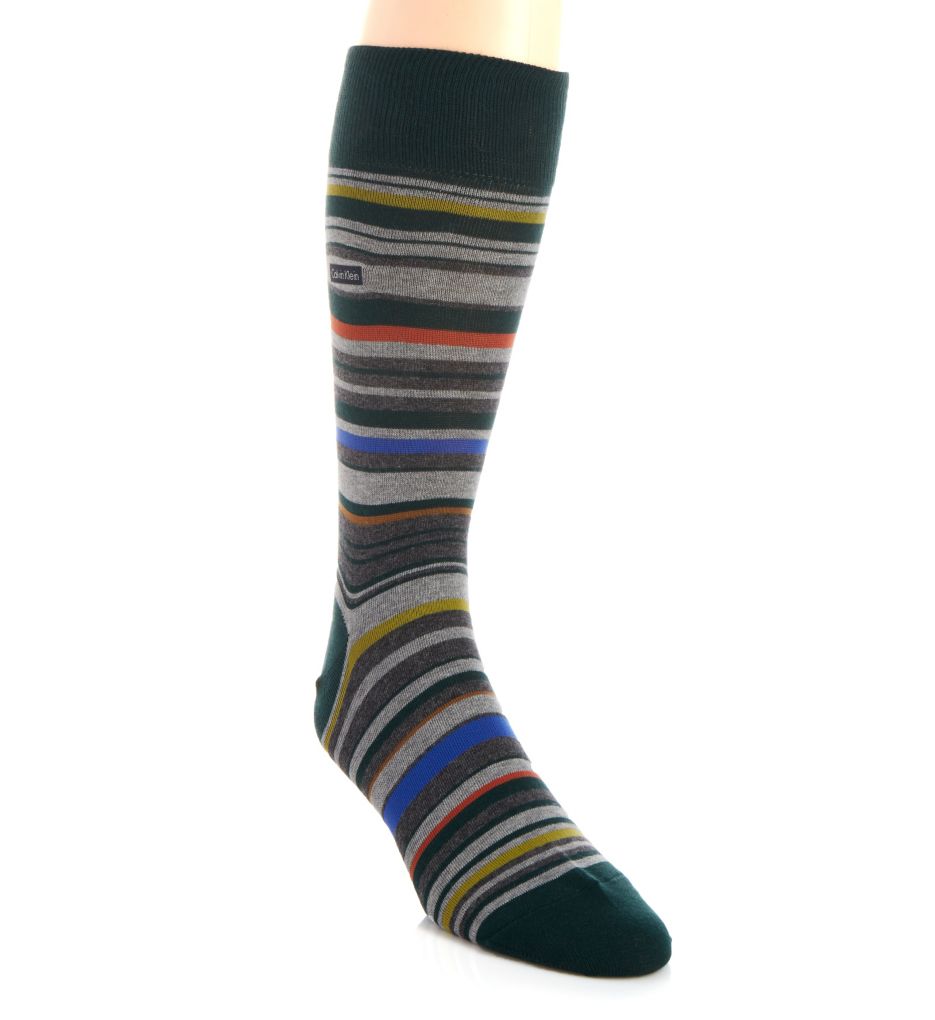 Barcode Multi Stripe Sock-acs