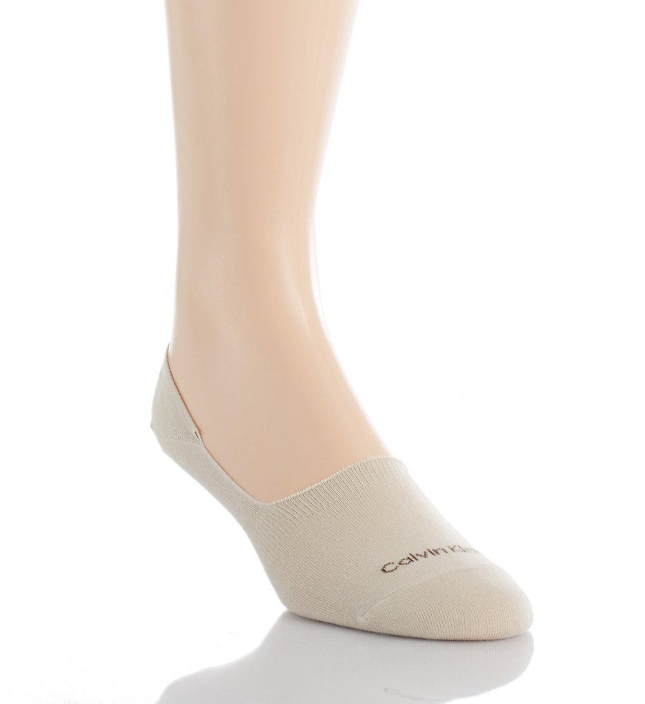 Calvin Klein ACT254 No-Show Sock Liner (Sand)