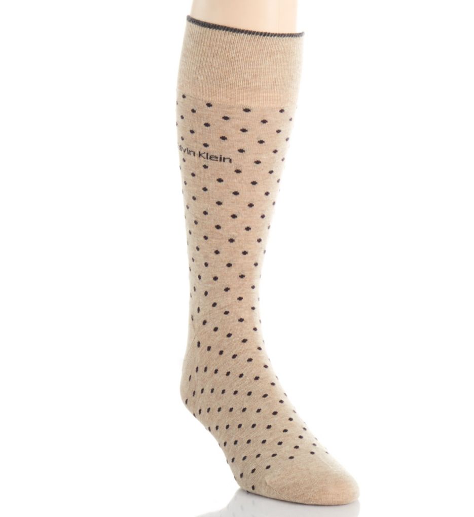 Giza Pin Dot Crew Sock-acs