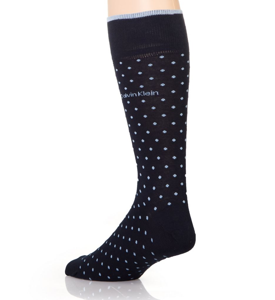 Giza Pin Dot Crew Sock-bs